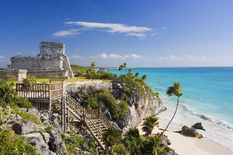 Ocean Front Suite, balcony, kitchen. Cancún Exterior foto